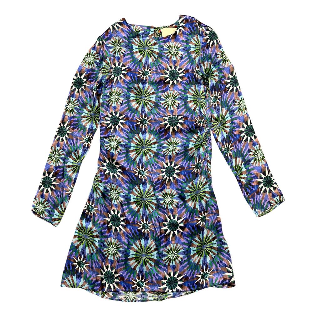 Chufy Gardenia Mini Dress Fractal Green NEW